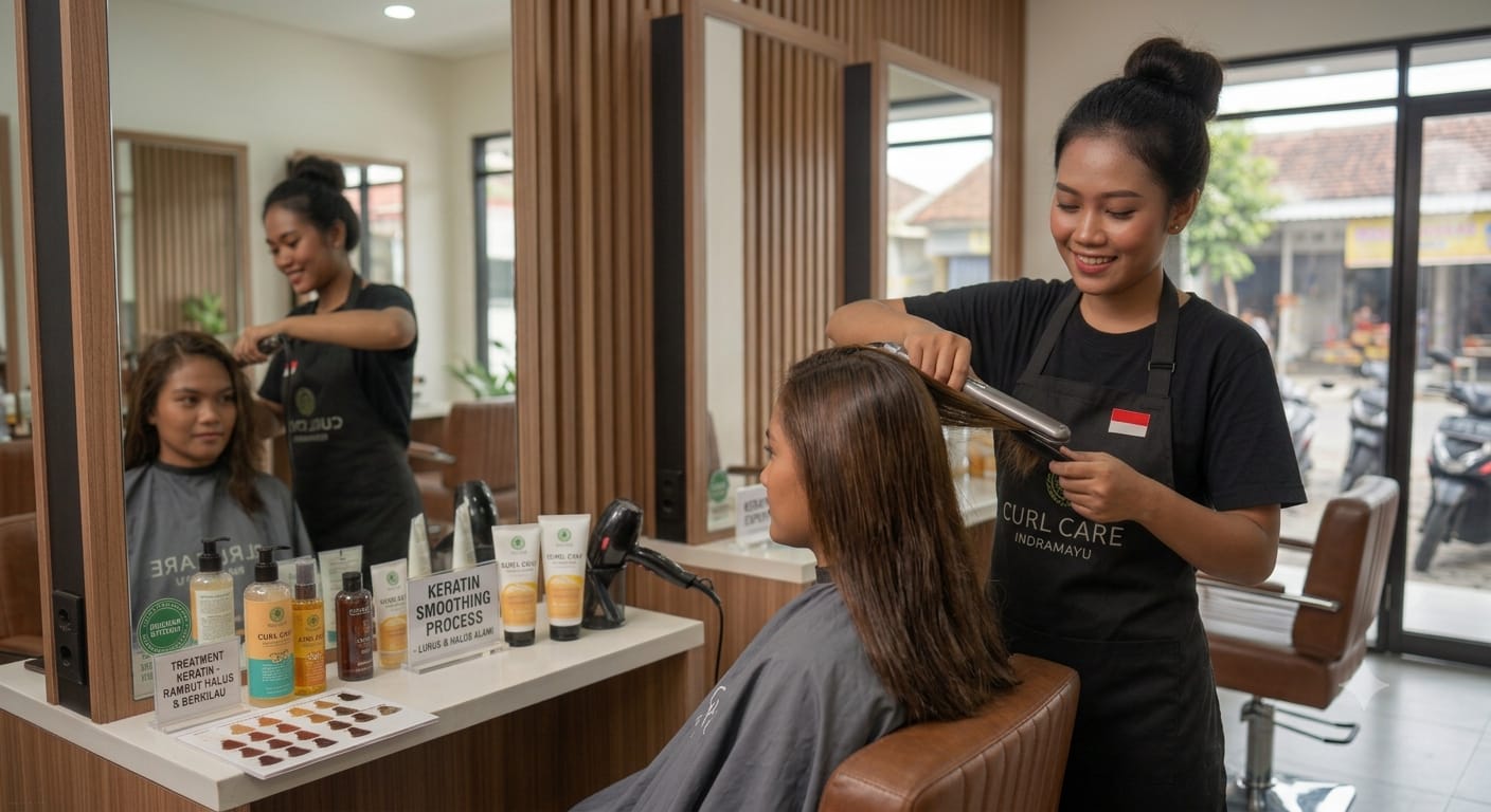 potong rambut catok